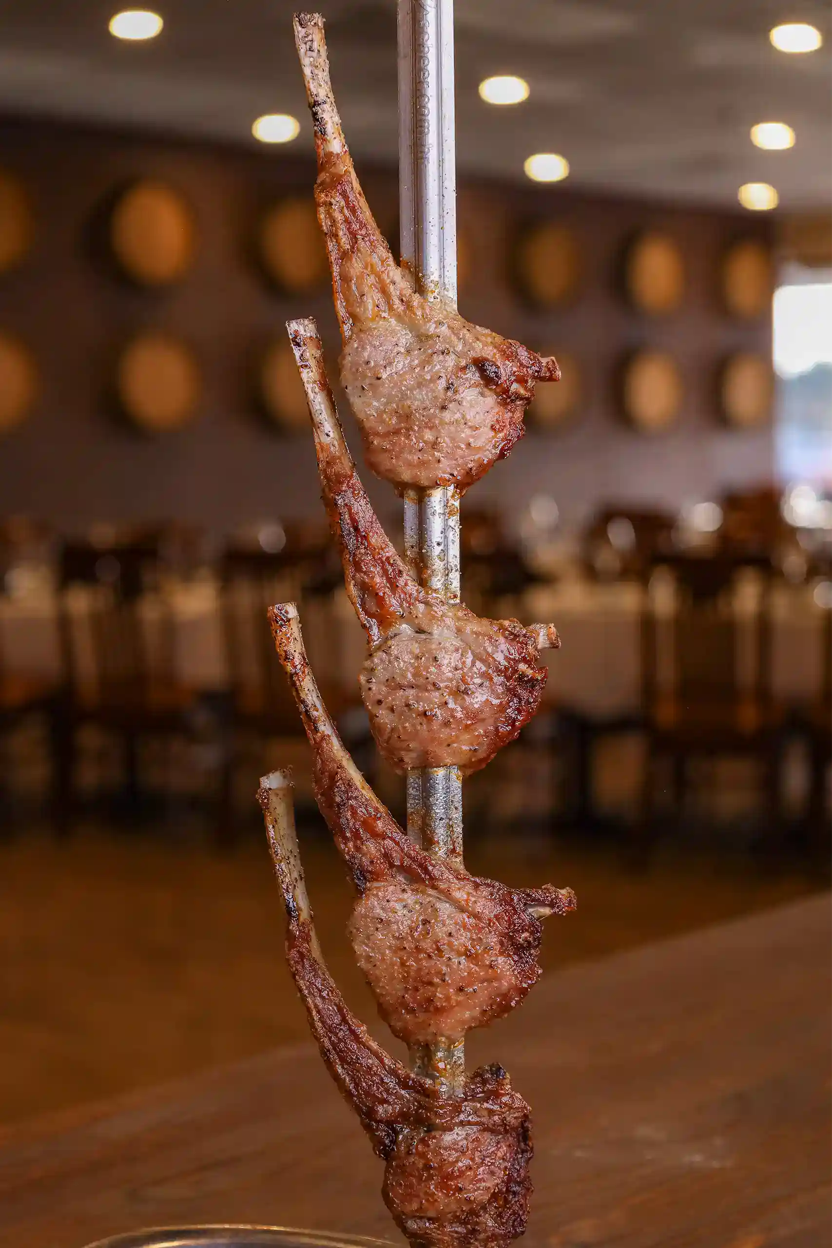 Halal Lamb Chops at Adega Gaucha