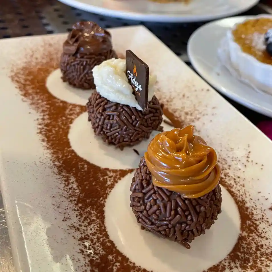 Brigadeiro Trio Adega Gaucha Brazilian Steakhouse