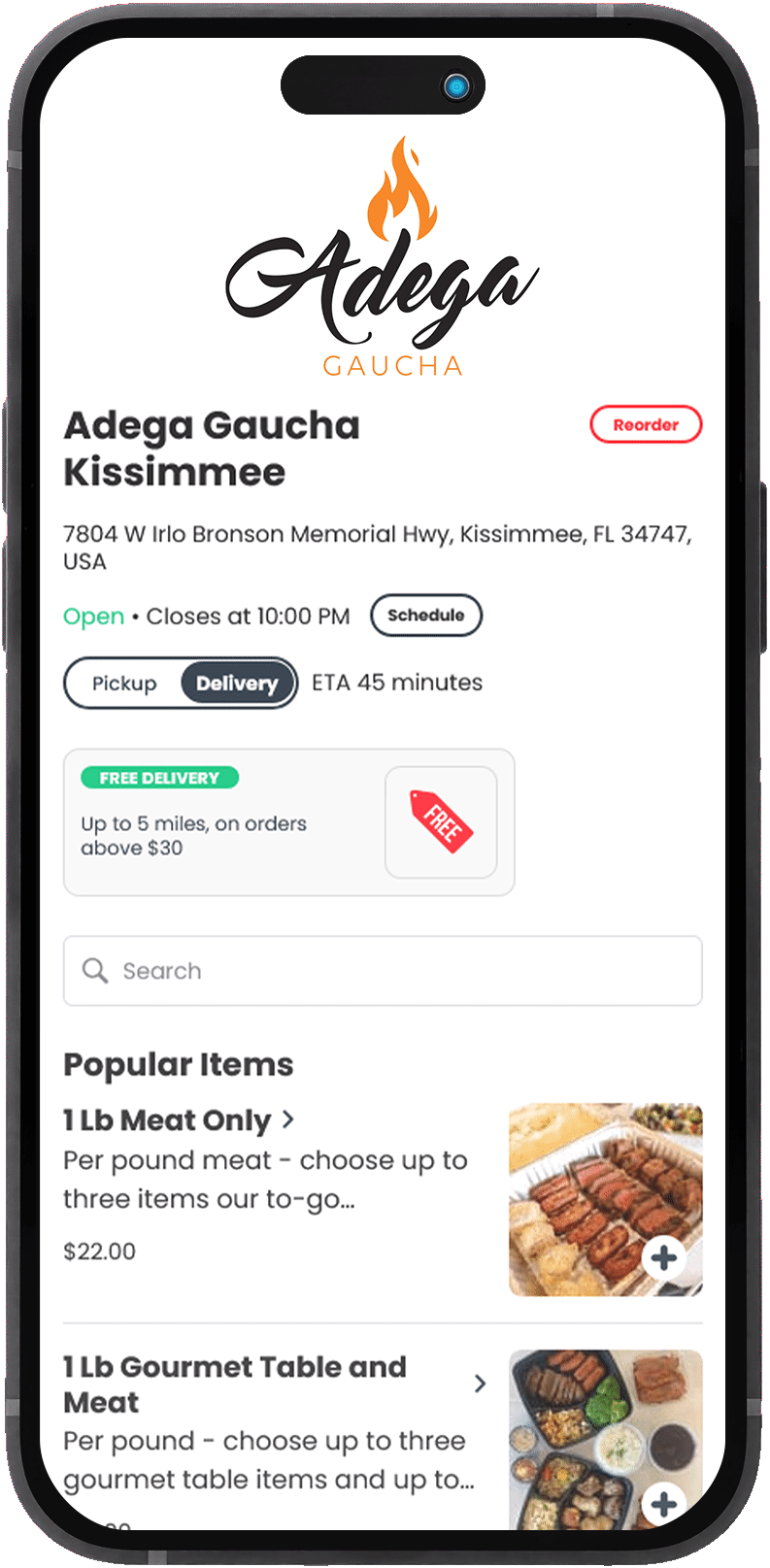Kissimmee Brazilian steakhouse Delivery Order_Online Adega Gaucha