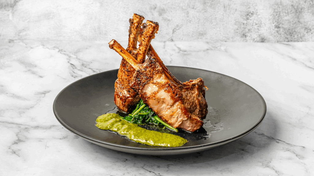Halal lamb chops
