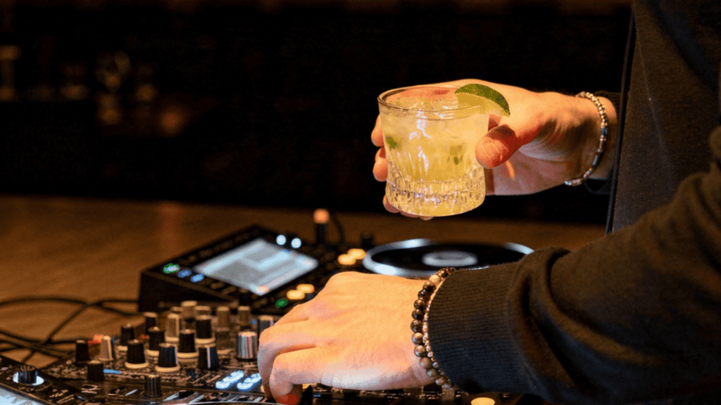 Live DJ set at Deerfield Beach with all-night happy hour specials at Brazilian Steakhouse