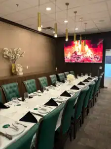 This image shows the private dining in Deerfield Beach, FL event held at Adega Gaucha Brazilian Steakhouse.