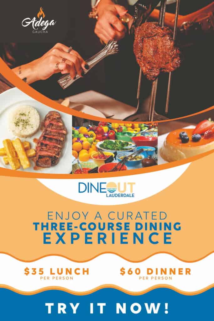This image shows the prix fixe restaurants Fort Lauderdale Event.